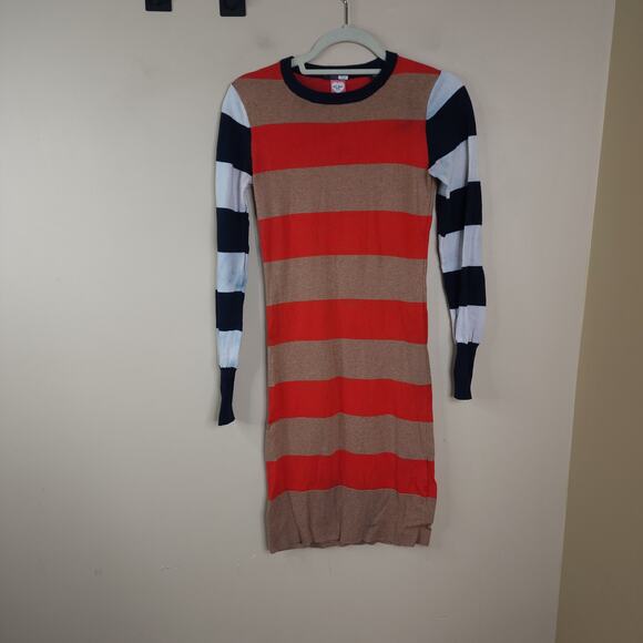 Scotch & Soda Multi Striped Sweater Dress Size XS STAINED - Picture 1 of 11